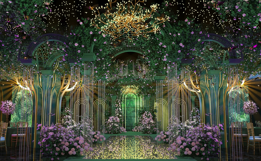 木垒奇妙森林婚礼堂效果展示